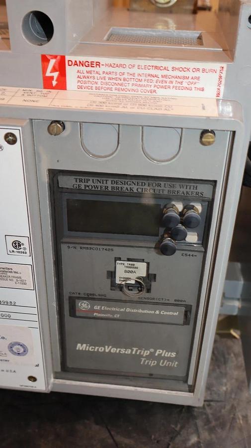 Refurbished GE General Electric Breaker Power Break 800A Amp TC88TTHR TR8B800 GF