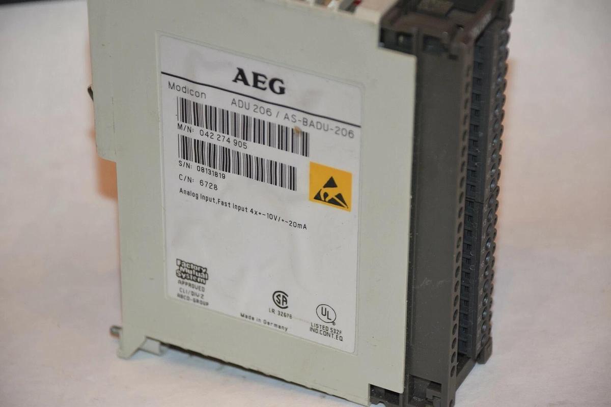 Used AEG ADU206/AS-BADU-206 20mA ANALOG INPUT MIDICON