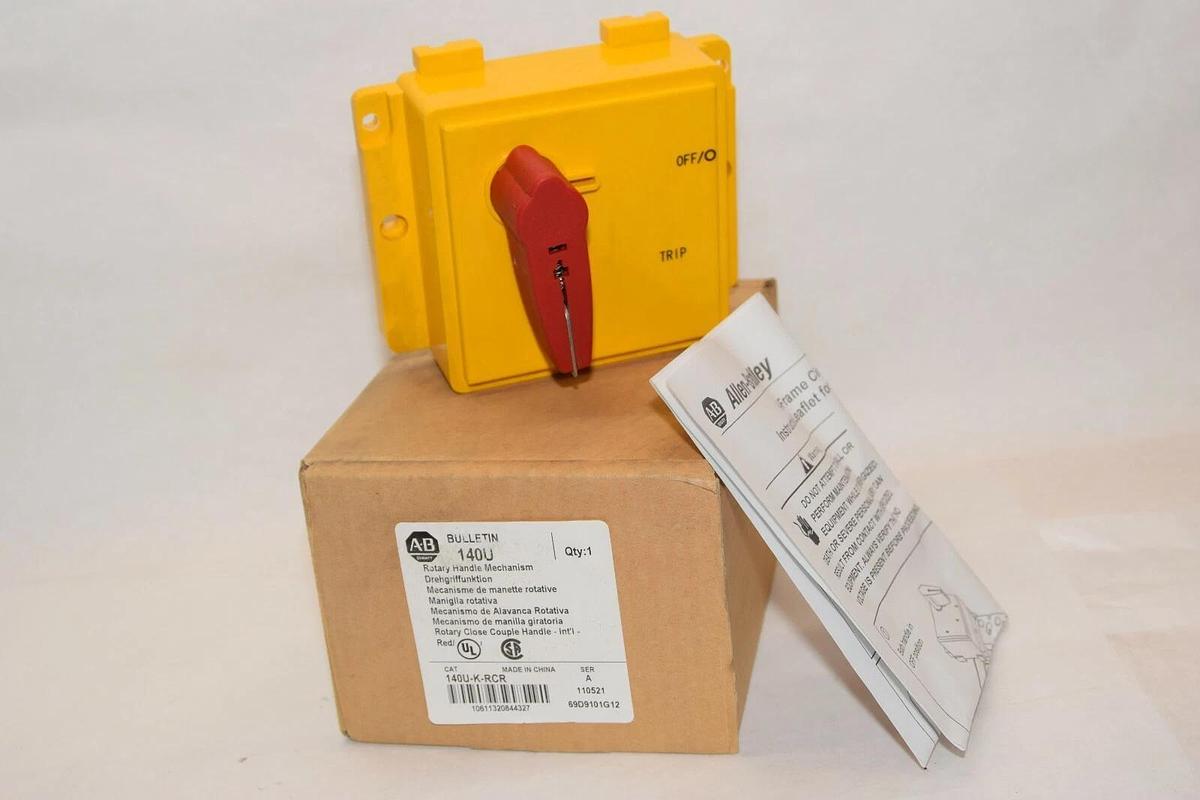 (NEW) ALLEN BRADLEY 140U-K-RCR Series A Rotary Handle Mechanism