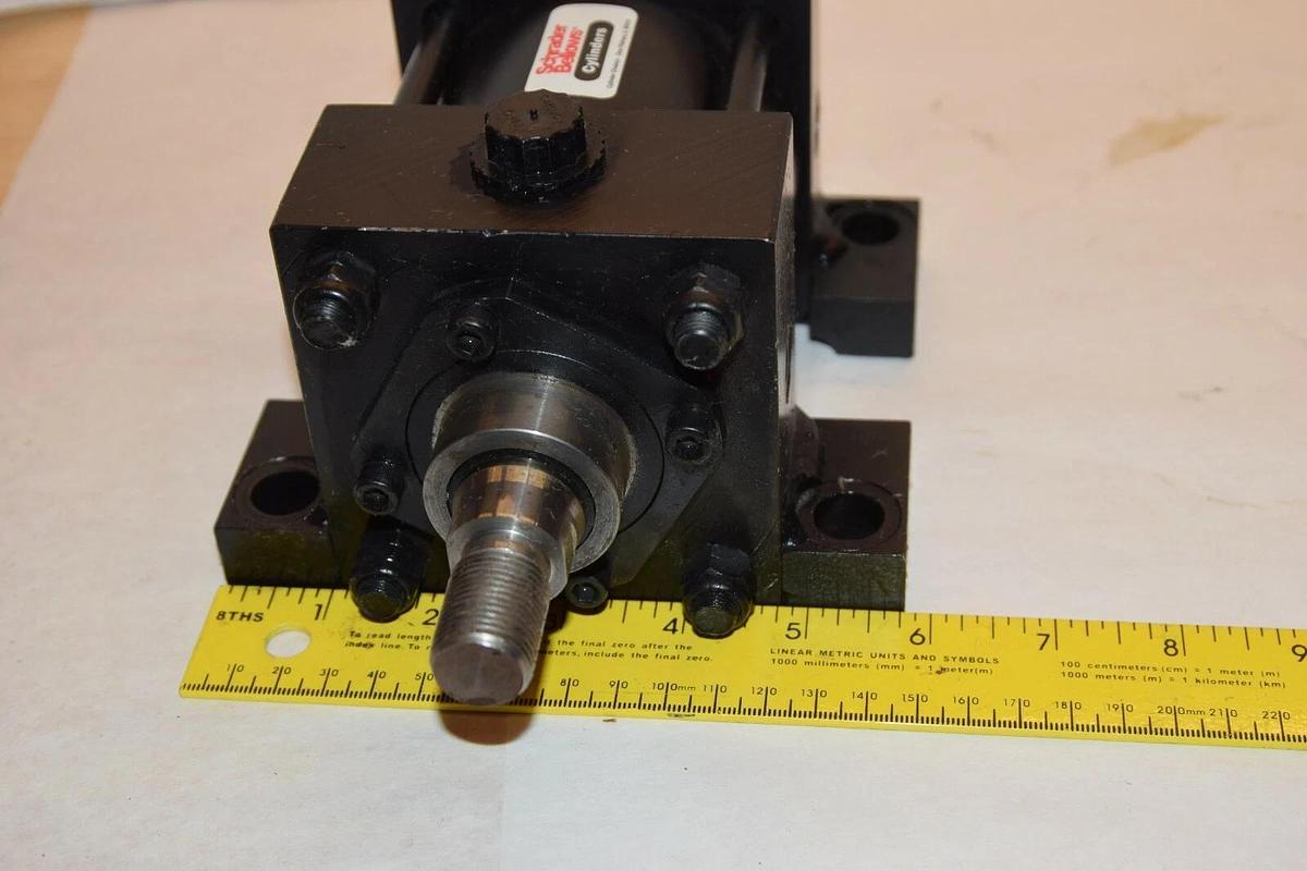 (NEW) SCHRADER BELLOWS FAD110821 250psi 1.0" Stroke Pneumatic Cylinder