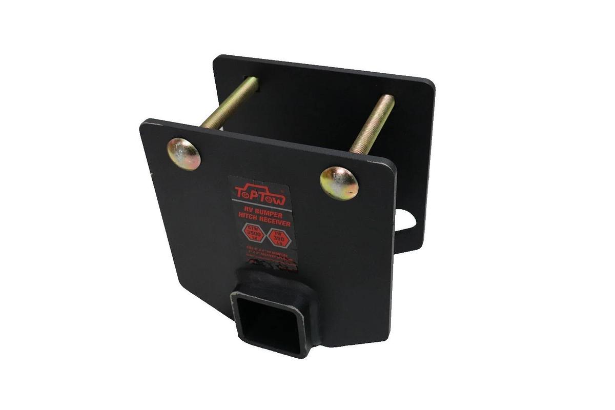 Top Tow 2" RV Bumper Hitch Receiver 63803 for 4" x 4" RV Bumper 3500lb 350lb NEW