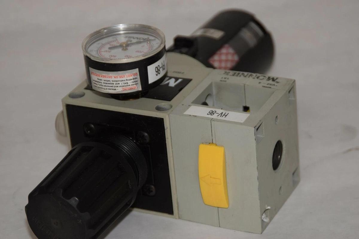Used MONNAIRE MODULARS / MONNIER FR32-1101-4E 0-160psi Filter Regulator