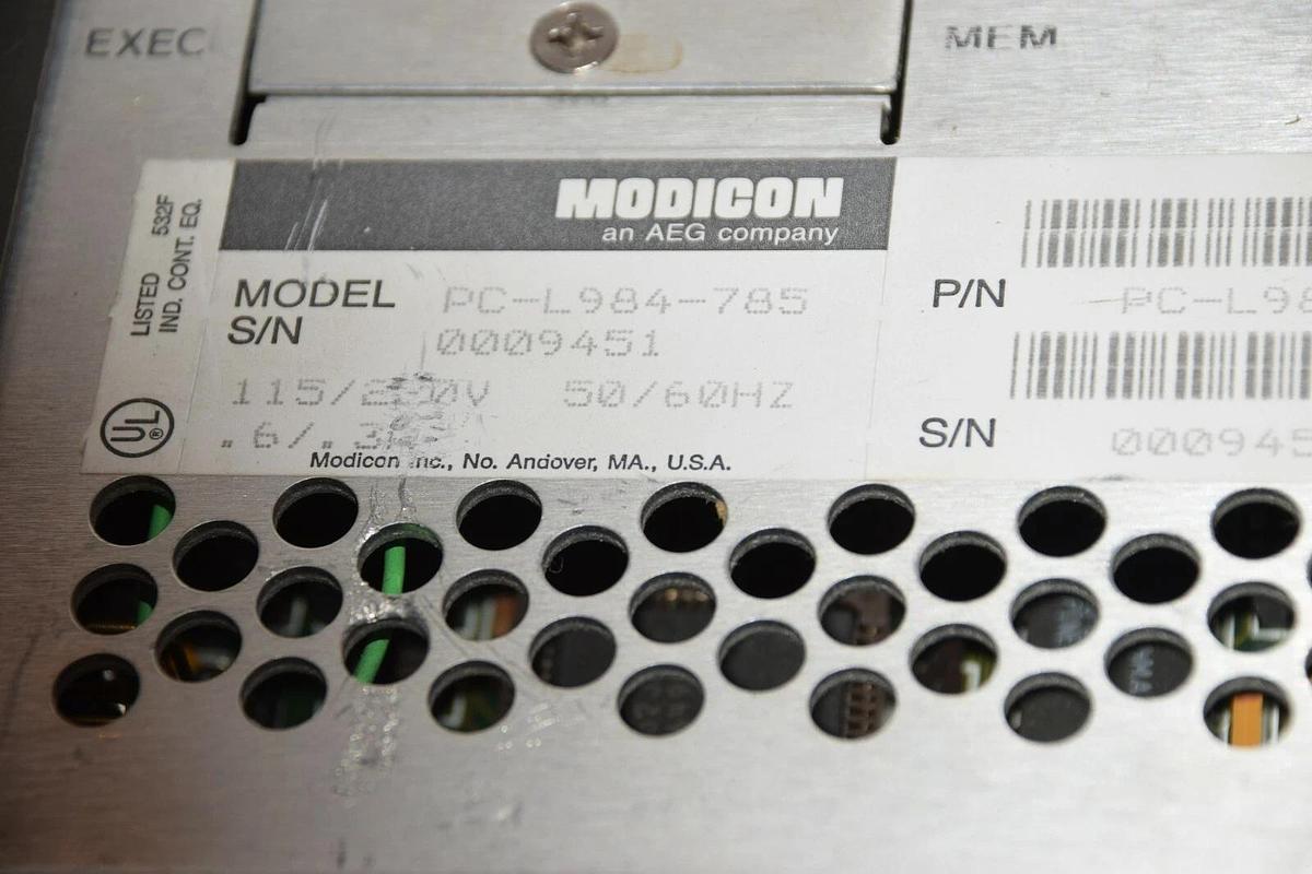 Used MODICON 984 785L PROGRAMMABLE CONTROLLER PC-L984-785