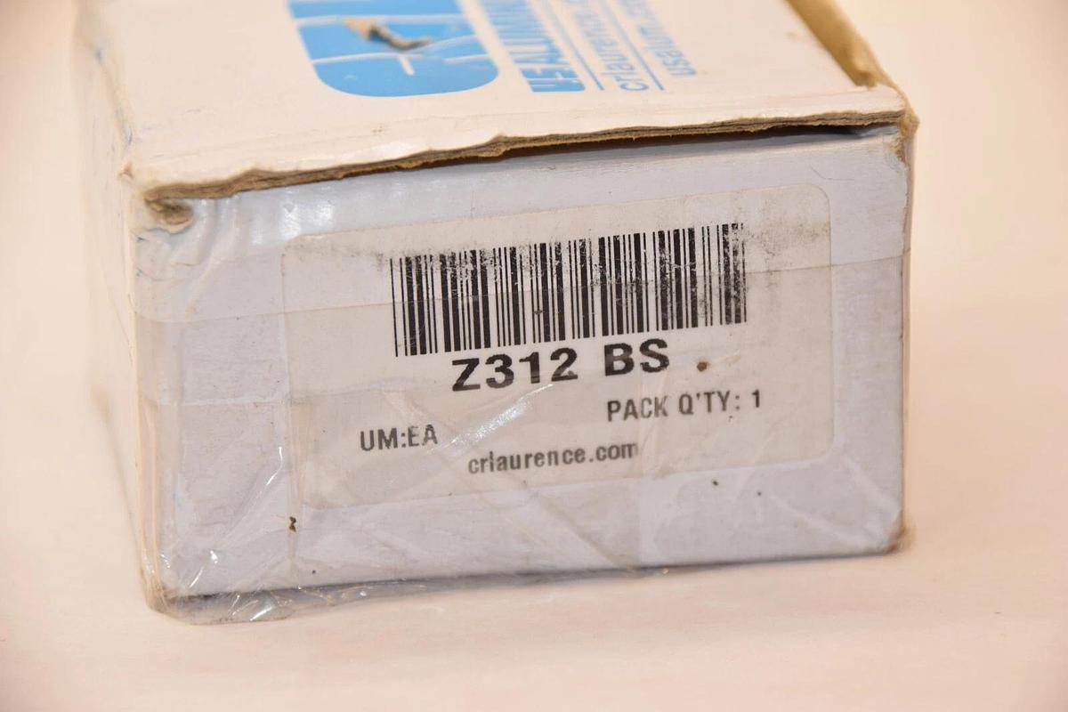 (NEW) CRL Z312 BS , Z312BS Brushed Stainless Round 2" Radius Base Clamp