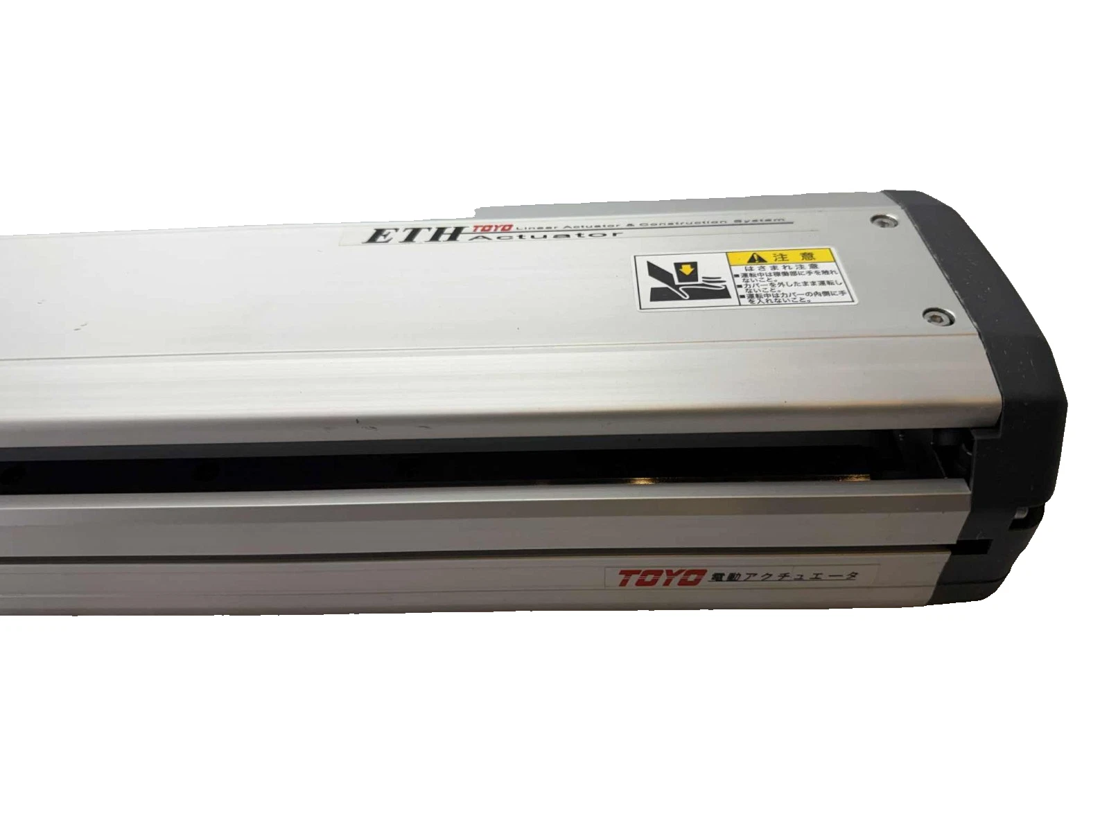 Used TOYO ETH Linear Actuator ETH14-L20-650-BC-T40-C4 ETH14 w/ Servo Motor 110v