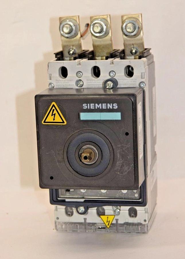 Used SIEMENS 3VL3125-2GE33-0AA0 CIRCUIT BREAKER 600V 250 Amp 3P HFX3P250 HFGA