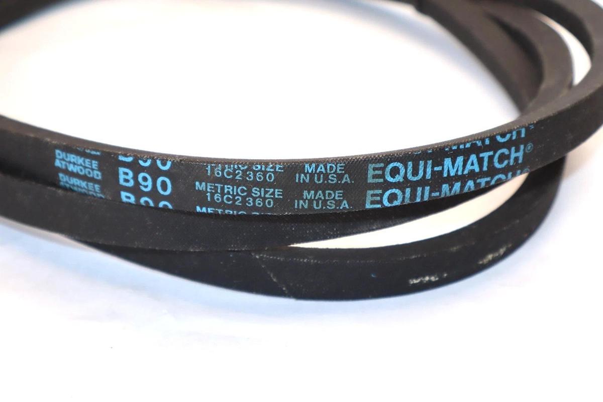 Durkee Atwood Belt V-Belt B90 16C2360 Equi-Match USA (New)