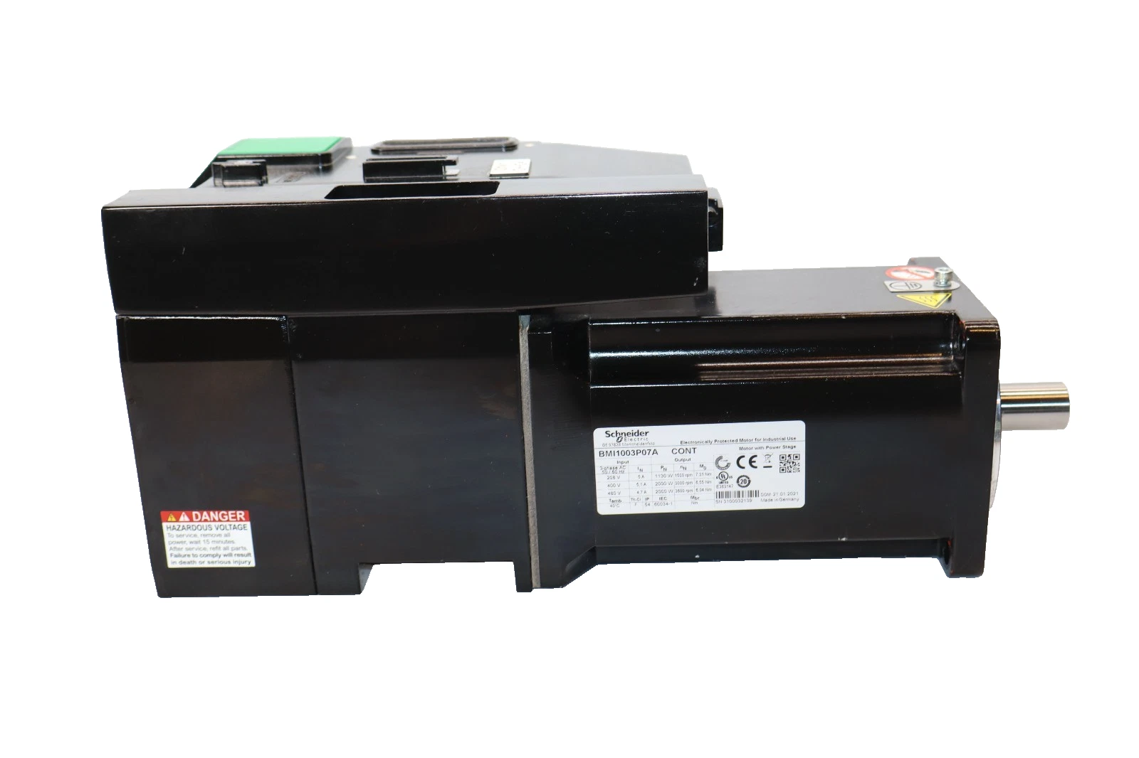 Schneider Electric Servo Motor 3PH 208v 400v 480v BMI1003P07A (New, take out)