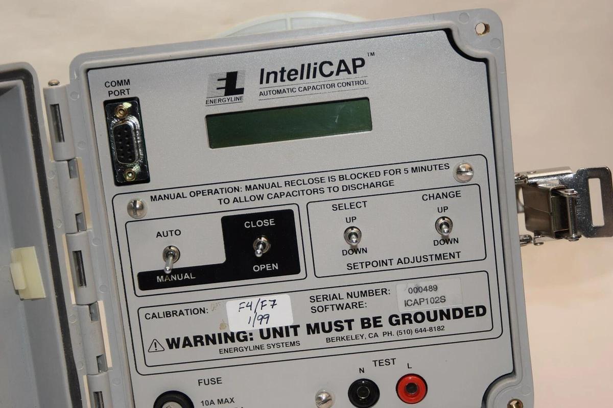 ENERGYLINE IntelliCAP  Automatic Capacitor Control ICAP102S ? IC-10H-40 ? NEW