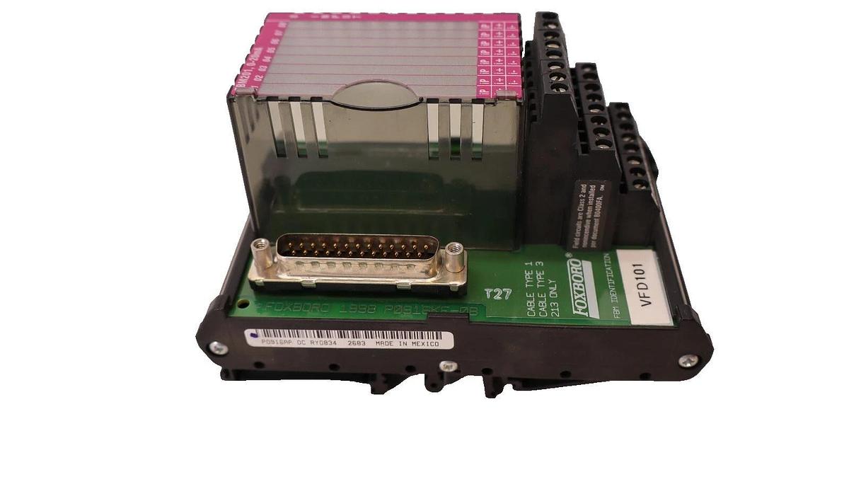 Used FOXBORO INVENSYS FBM201 P0916AP 0C RY0834 0-20mA 8pt 8 Input Module