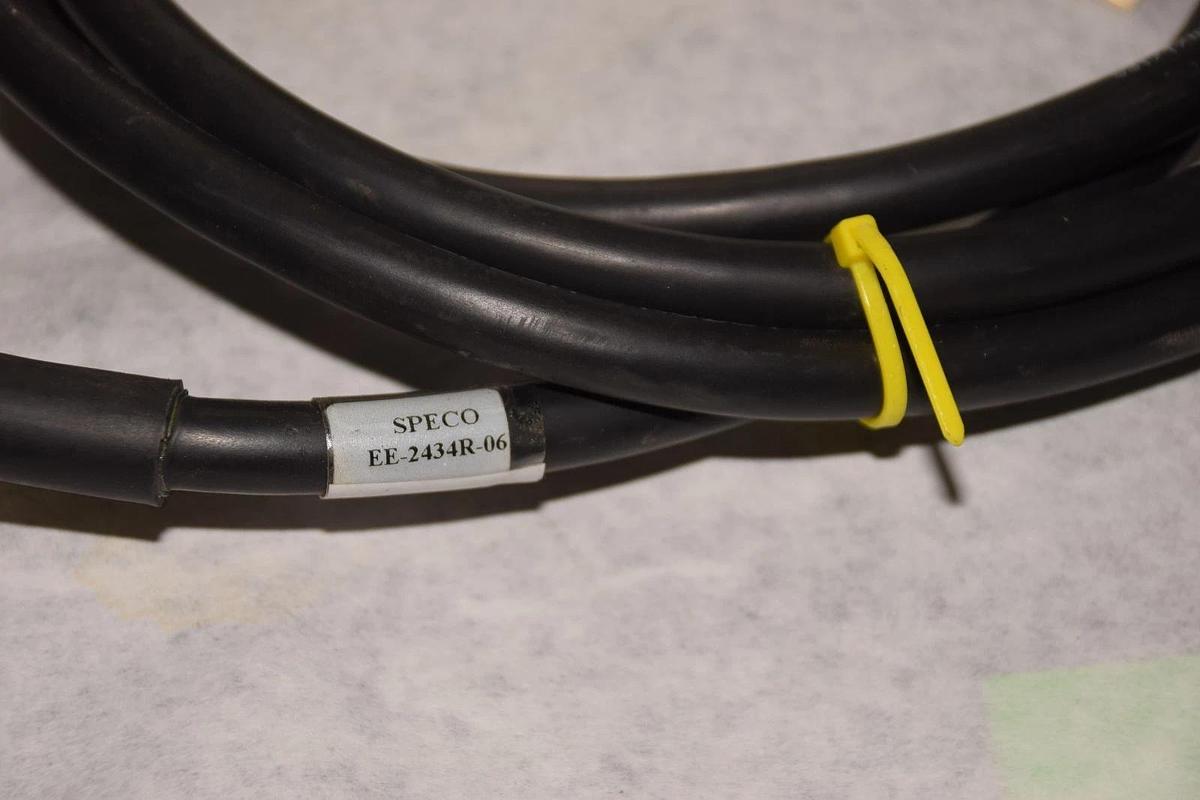 Used SPECO EE-2434R-06 EE2434R 6' EOAT-EE CAB CORD