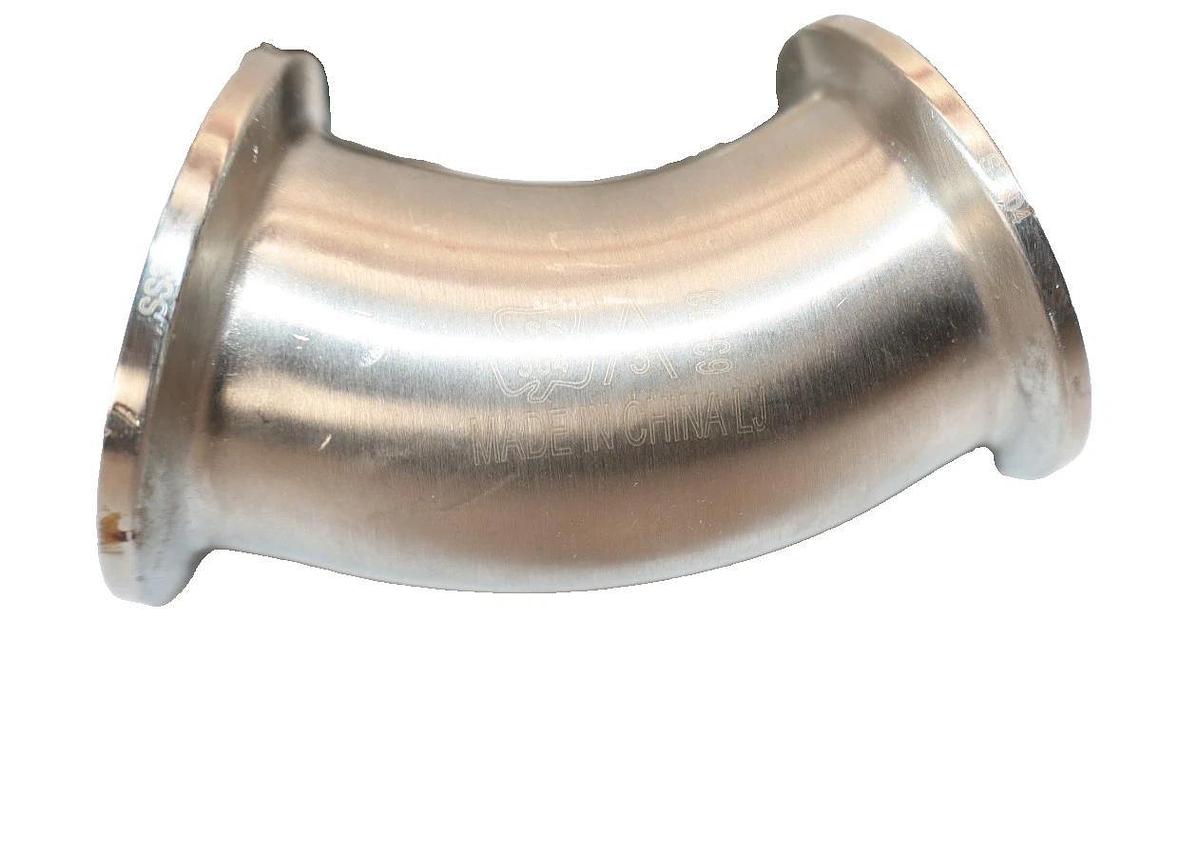 1-1/2" od (5) 90° Elbow (1) 45° Stainless Steel Pipe Fitting (New - Lot 6)