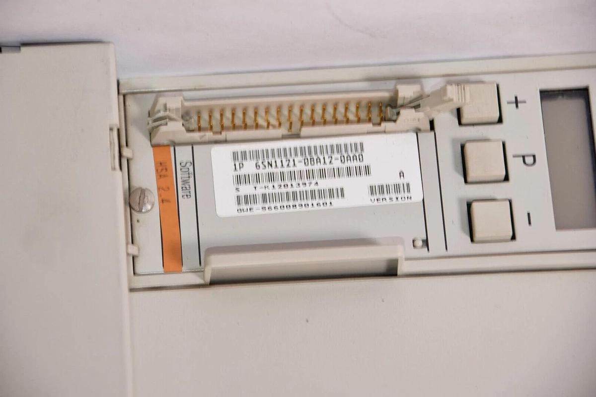 Used SIEMENS Simodrive LT-Modul 6SN1123-1AA00-0EA0 With 6SN1121-0BA12-0AA0 Control