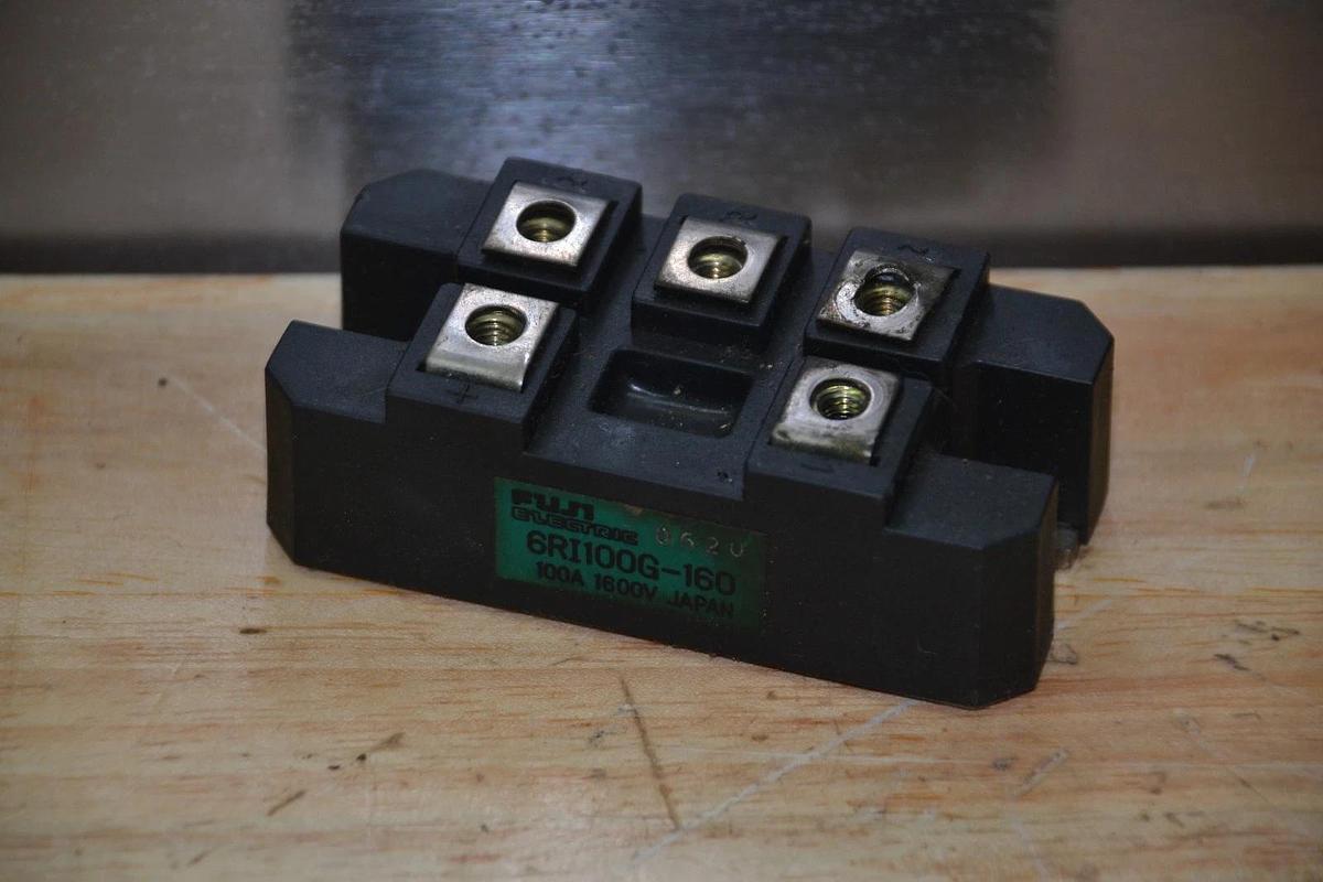Used FUJI ELECTRIC 6RI100G-160 0620 100A 1600V POWER DIODE MODULE