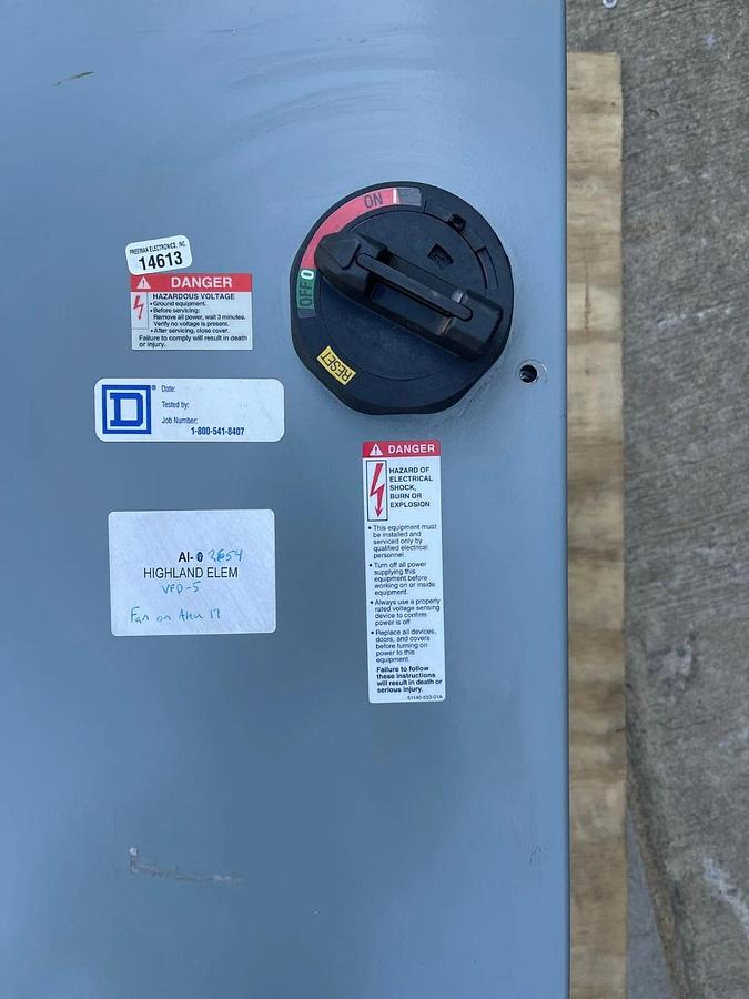 Used Square D Motor Controller Econo-Flex 8839 58EJG4VY Drive FLEX58D16N4 460v 3ph