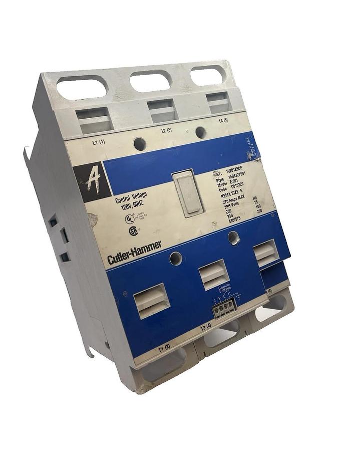 Cutler-Hammer Westinghouse W201K5CF Size 5 Motor Starter 1A96727E01  NEW Takeout