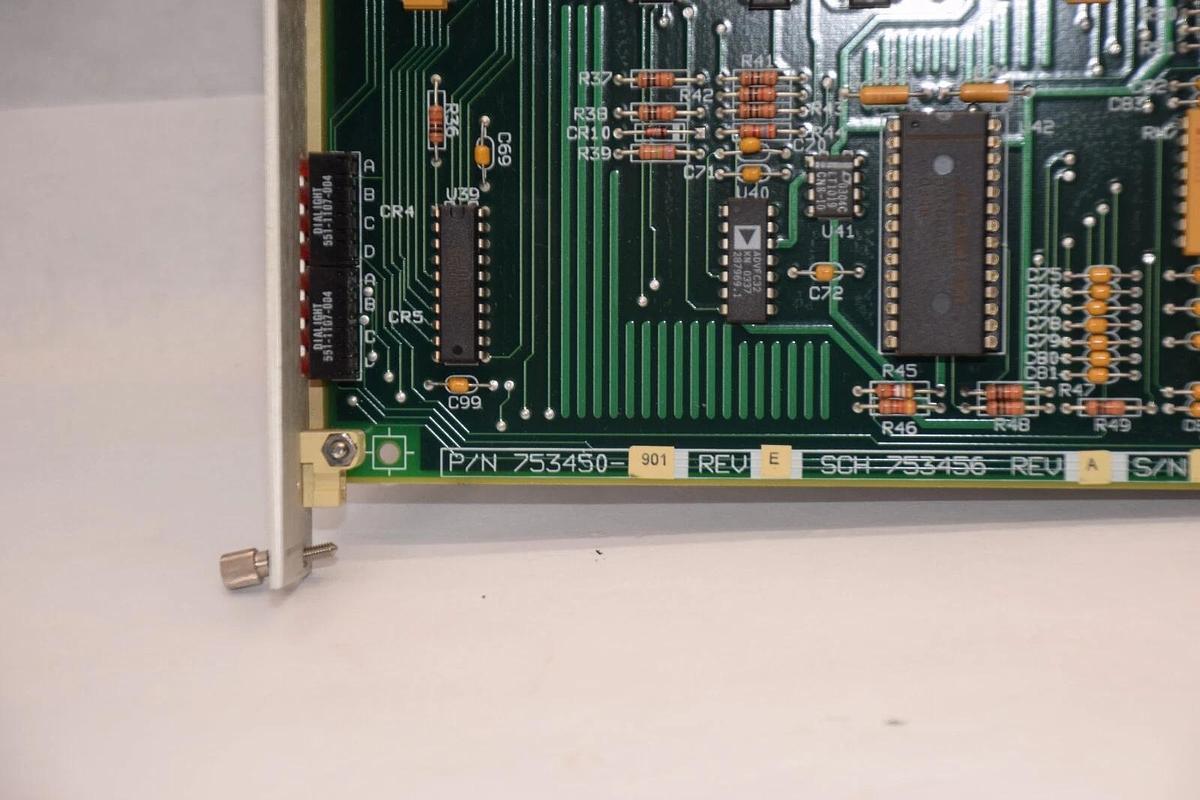 Used SIEMENS 753450-901 Rev E , 753456 Rev A RMS Control Board
