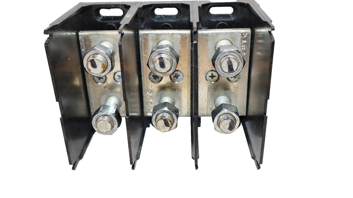 Used MARATHON 1333611 73874 , 133361173874 600V 410A 3P Power Distribution Block
