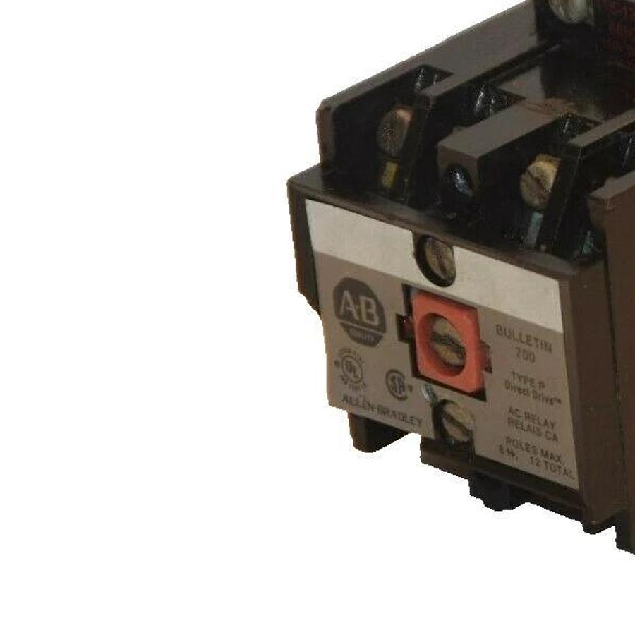 Used Allen Bradley Control Relay 700-P400A1 700P400A1 Type P 115-120V Coil