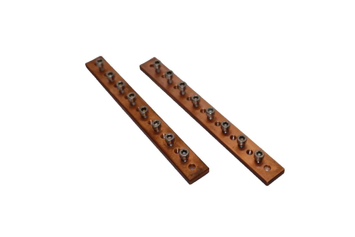 Used 7" x 3/4" Copper Bussbar (Lot of 2)