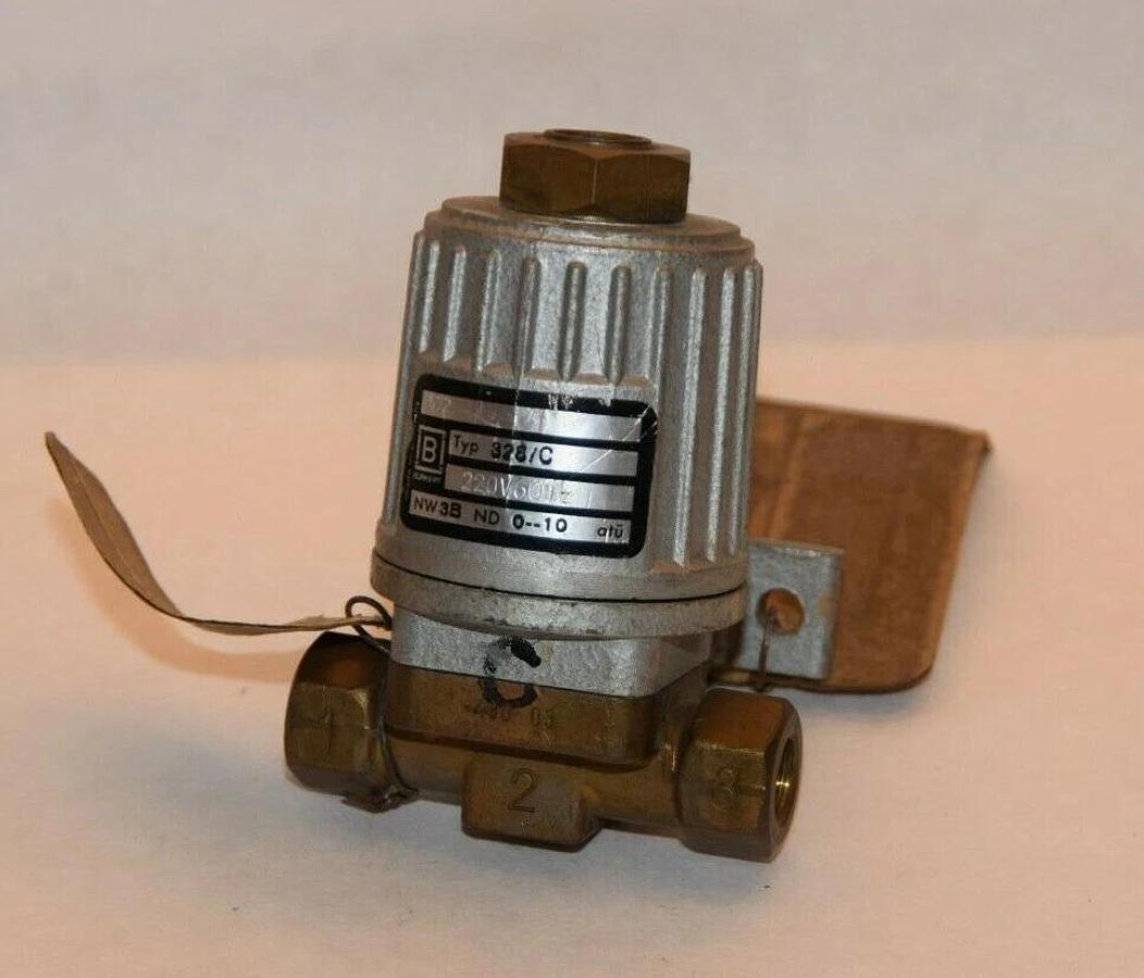 (NEW) BURKERT 328/C NW3B 0-10 Solenoid Valve