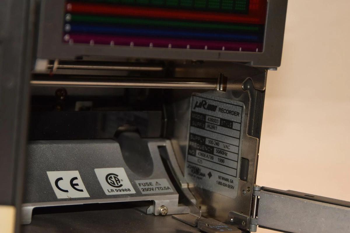 Used JOHNSON YOKOGAWA 436003 100-240Vac 50/60Hz Data Chart Recorder