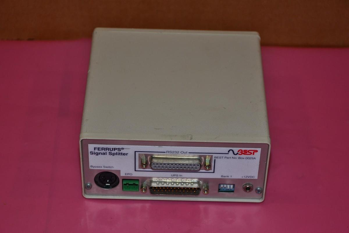 Used BEST FERUPS SIGNAL SPLITTER BOX-0029A RS232 OUT