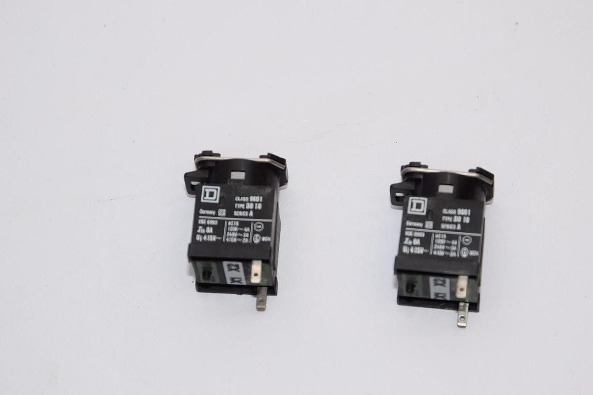 (NEW - Lot of 2) SQUARE D 9001 D0 10 Series A Contact Block