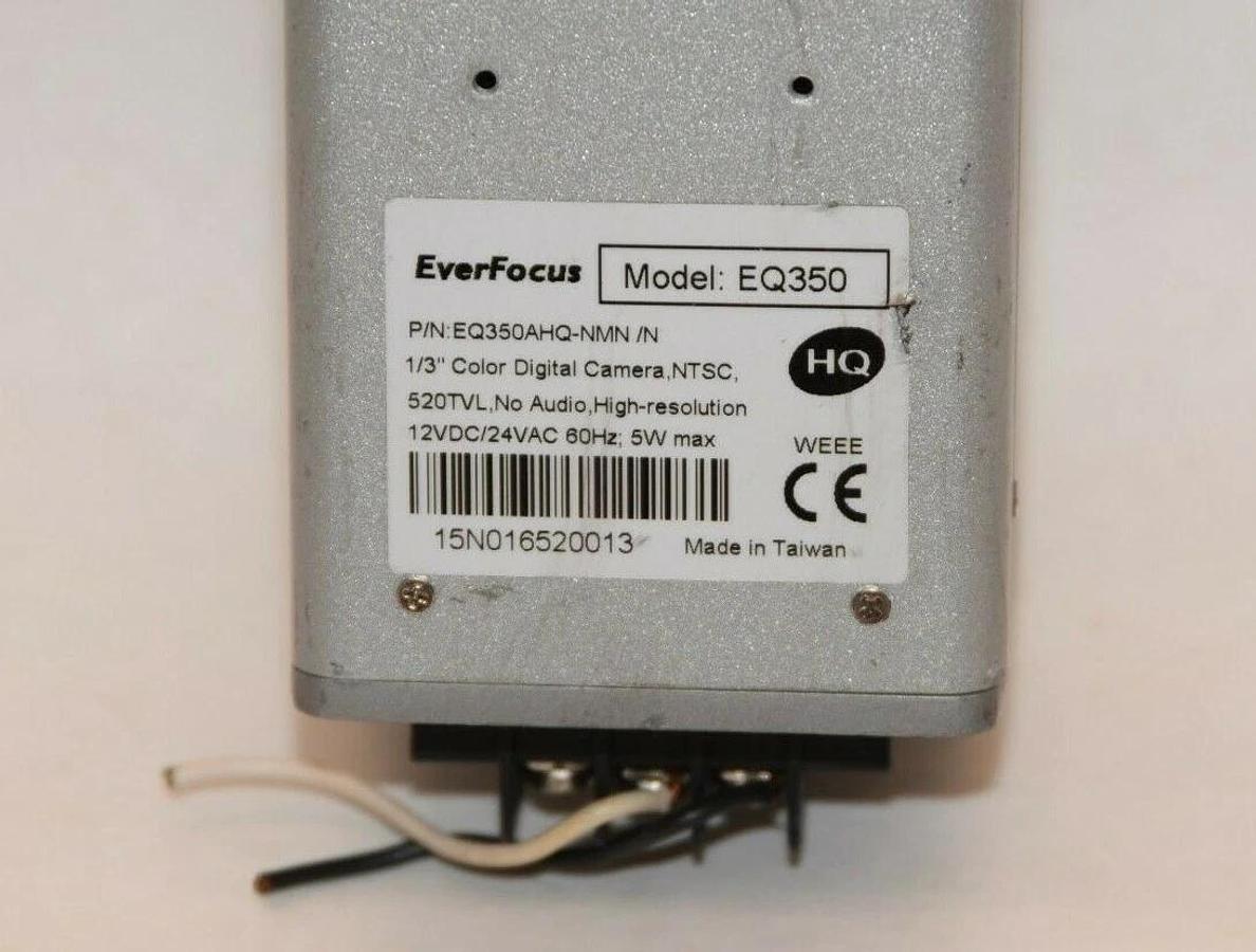 Used EVERFOCUS EQ350 EQ350AHQ-NMN/N 520 TVL 1/3" Color Digital Camera