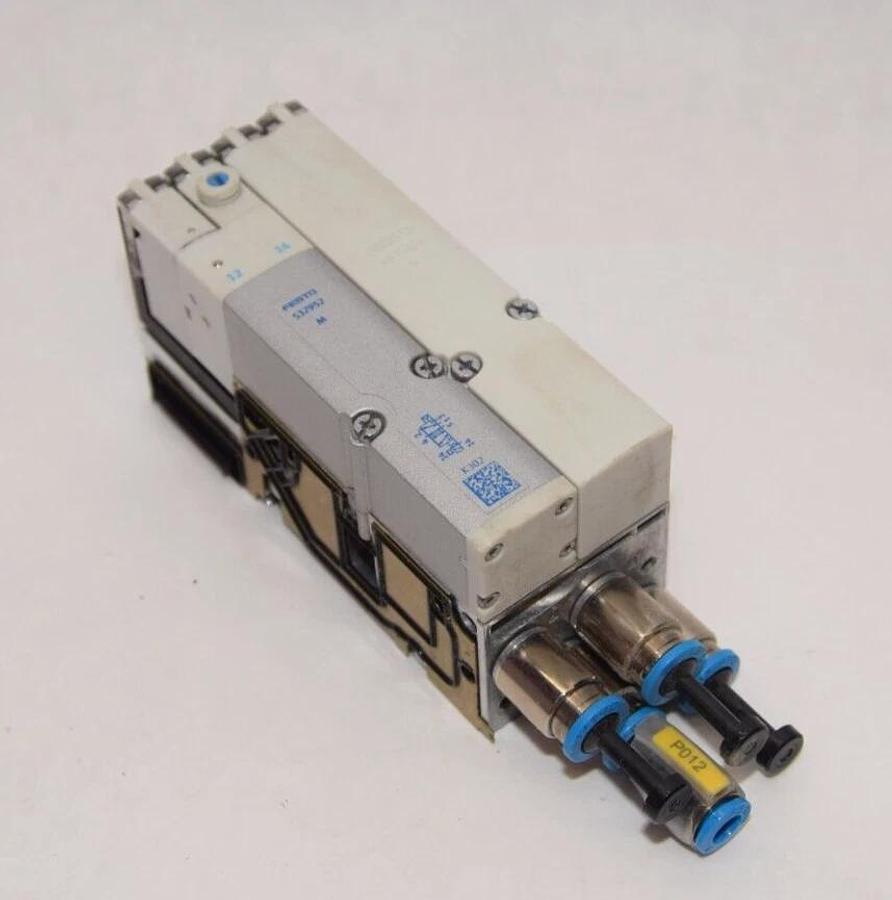 Used FESTO 537952 & VMPA2-FB-EMG-4 , 537984 Electronic Module Solenoid Valve
