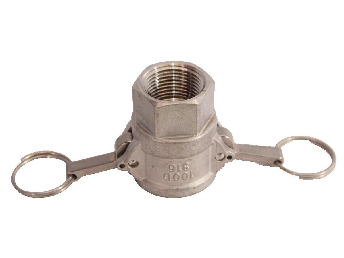 (NEW) DIXON 100D 316 Cam & Grooved 1" Stainless S/S Female Coupler