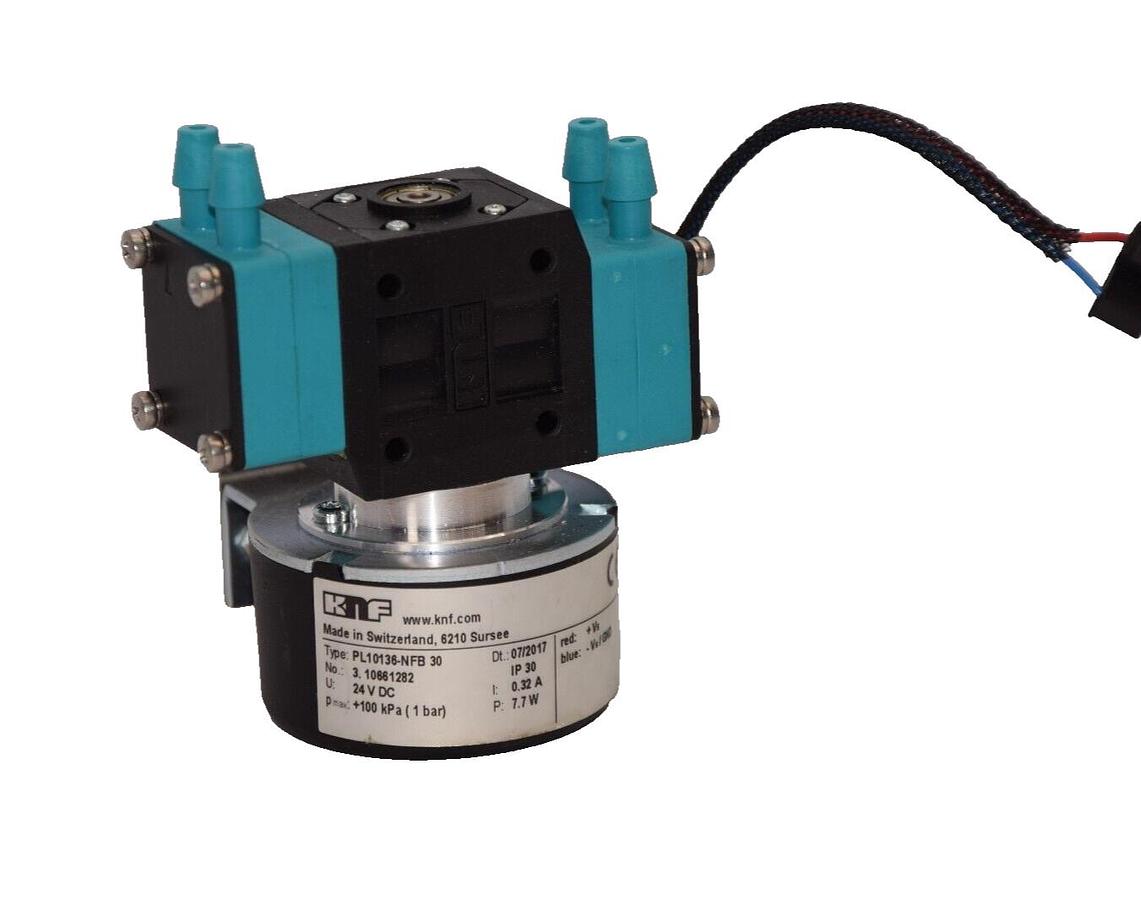 Used KNF PL10136-NFB-30 PL10136-NFB PL10136NFB30 Diaphragm Liquid Pump 24vdc