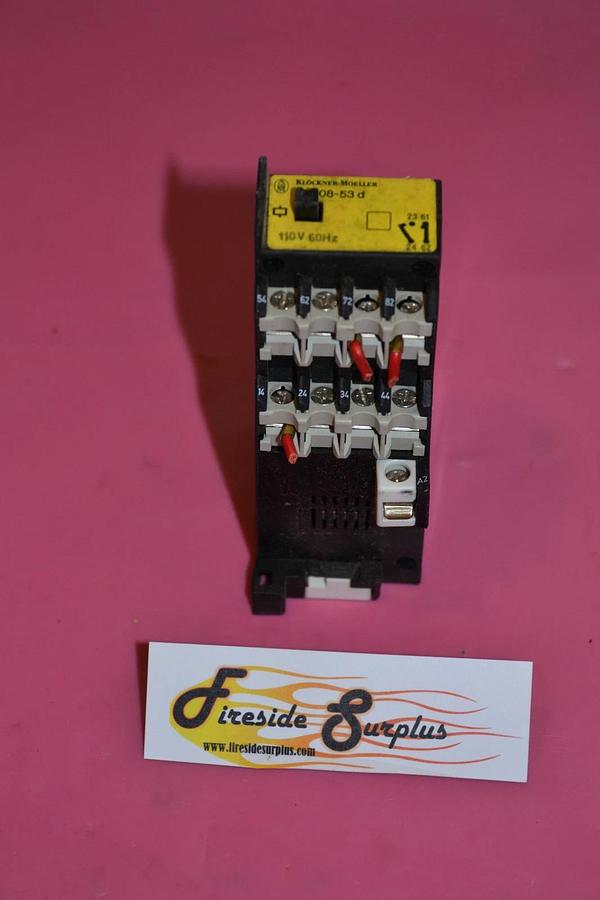 Used KLOCKNER MOELLER CONTACTOR DIL 08-53D DIL08-53D DIL-08-53-D 110V 110 V