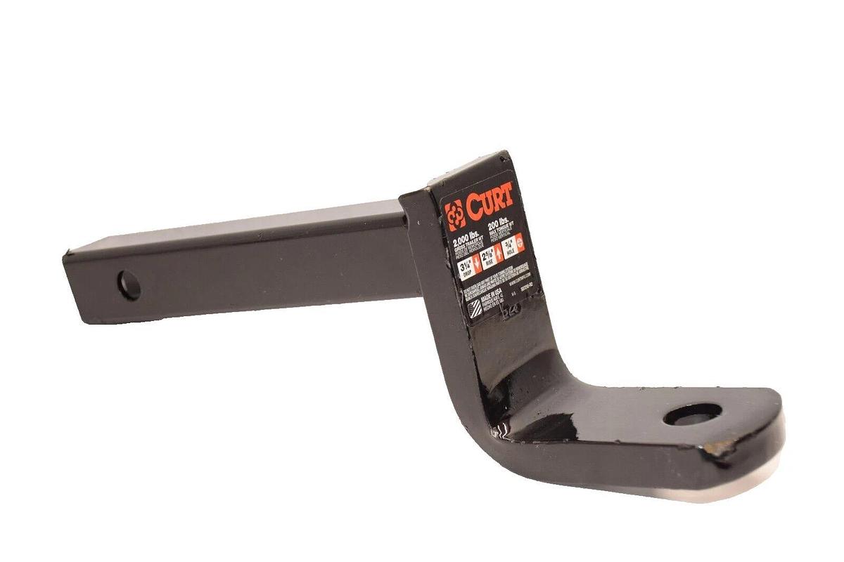 CURT 45026 Class 1 1 Ton 2000lb 3-1/4" Drop 2-5/8" 3/4" hole Rise Ball Mount
