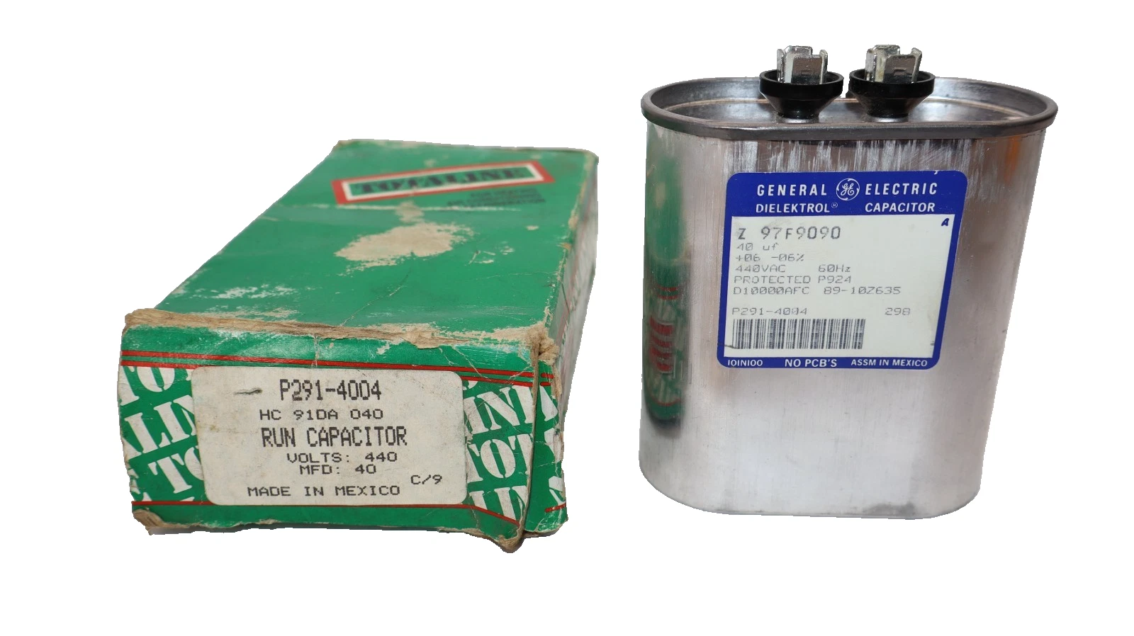 General Electric GE Capacitor TotaLine 40uf 440V P291-4001 Z97F9090 40uF (New)