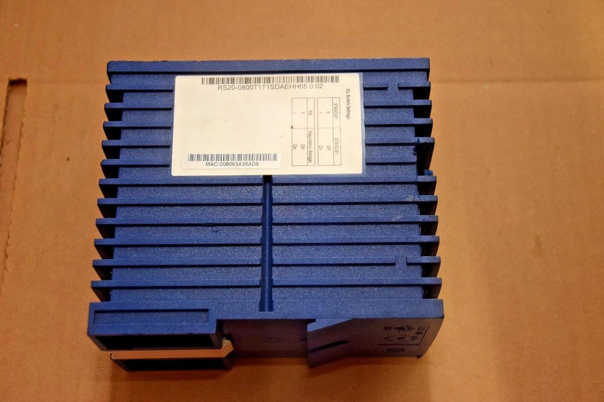 Used HIRSCHMANN Rail Switch Industrial Ethernet RS20 RS20-0800T1T1SDAEHH05.0.02