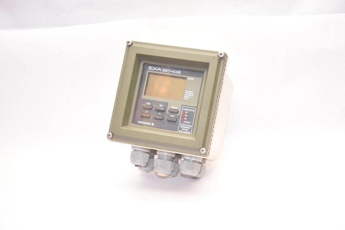 Used YOKOGAWA SC402G-E-1-E , EXA SC402 110-120Vac 50/60Hz Conductivity Transmitter