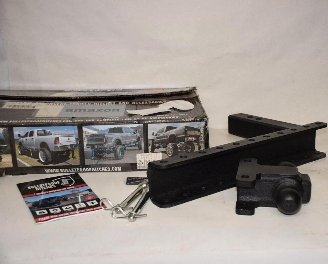 BulletProof Hitches Hitch  2.5" Heavy Duty 22,000lb 16" Drop/Rise Steel (NOS)