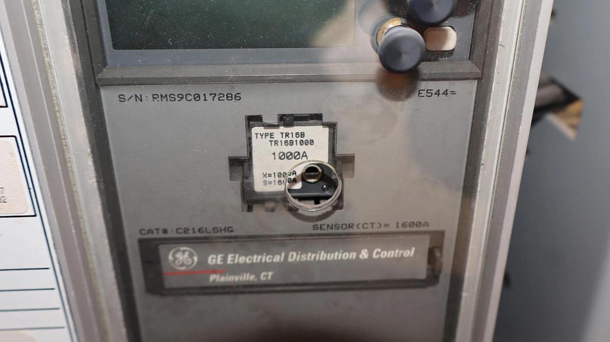 Refurbished GE General Electric Breaker Power Break 1600A Amp TC1616TTHR TR16B1000 1000a