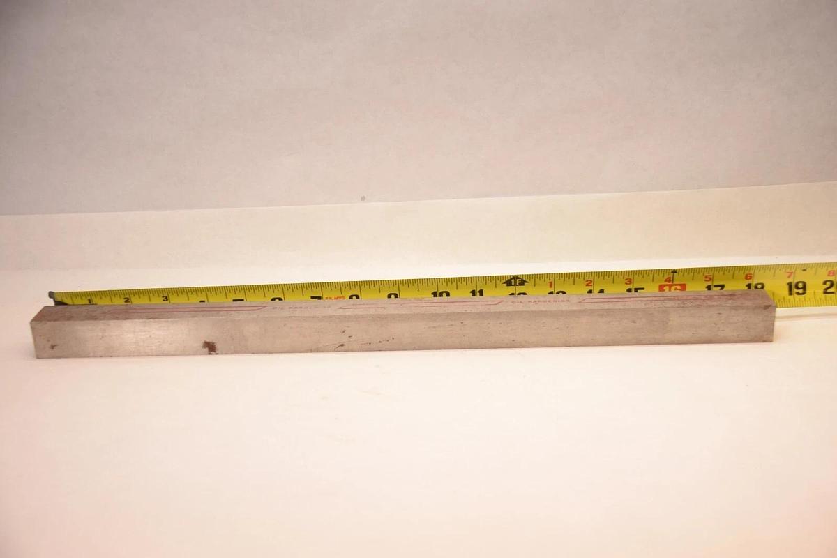 STARRETT 1" x 1" x 18" 1x1x18 Oil Hardening STEEL Bar Solid Flat Stock (NEW)