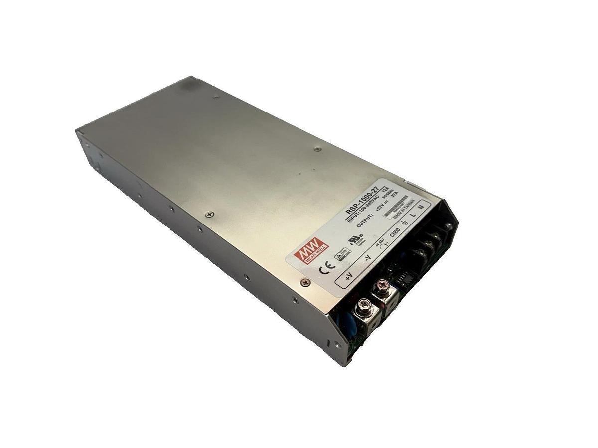 Meanwell RSP-1000-27 27V 37A PFC Adjustable Voltage Parallelizable Power Supply