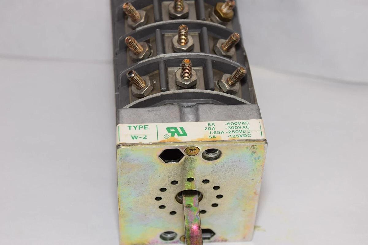 (NEW) ELECTROSWITCH 508A255G02 937-515-62 E 3 Position Rotary Selector Switch