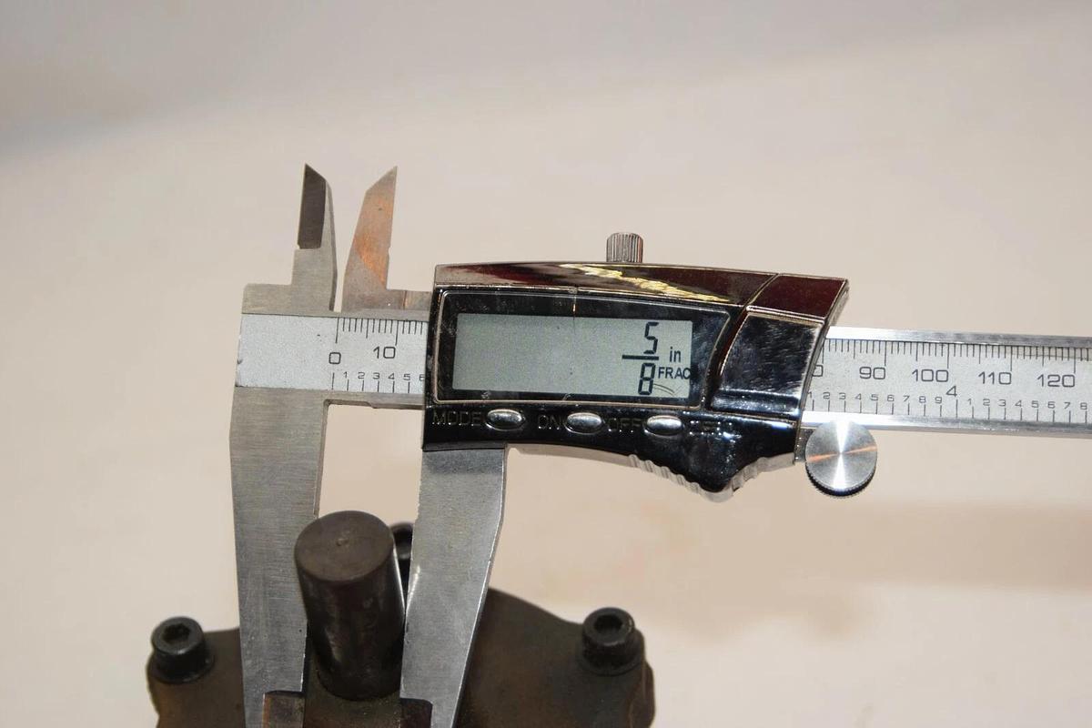 Used SCHRADER 3453B 3453-B 2" Stroke Single Action Brass Pneumatic Clamping Cylinder