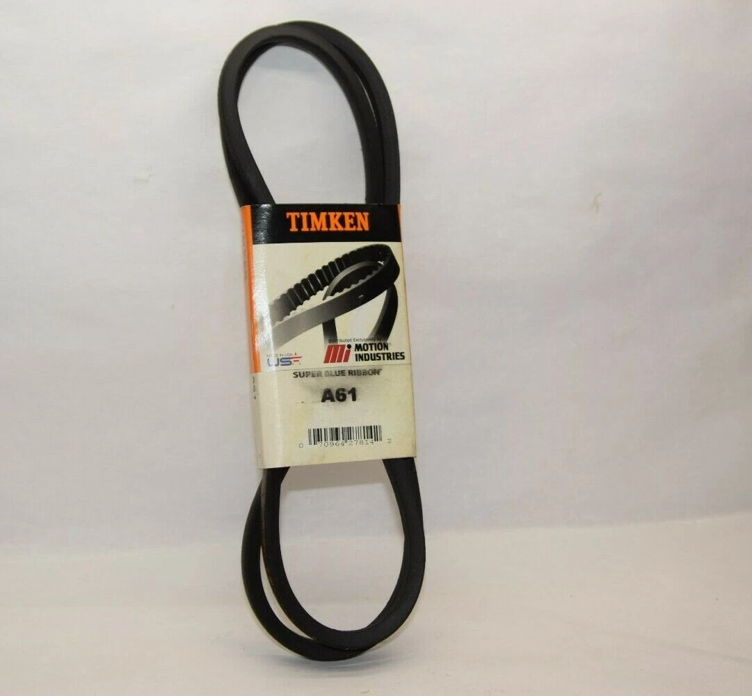 (NEW) TIMKEN A61 Super Blue Ribbon Timing Belt Made in USA