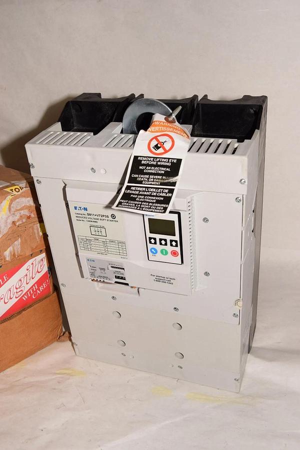 EATON Reduced Voltage Soft Starter Pump Control S811+V72P3S 700hp 600v 3ph NEW