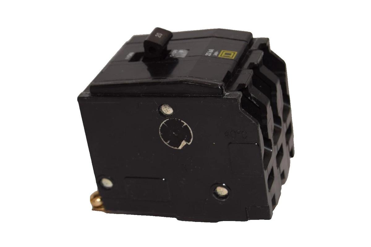 Used Square D 20A Circuit Breaker QOB320VH 20 Amp 3P 3 pole 240V 22KA