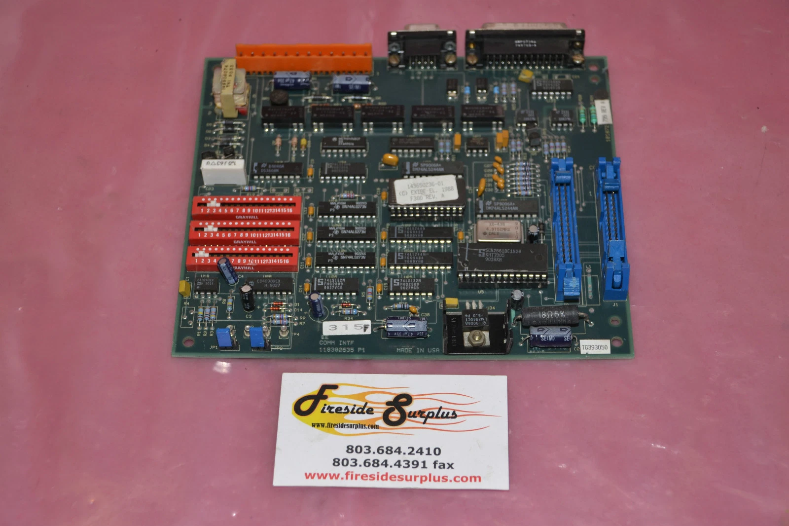 Used NEWAVE SA POWERWARE EXIDE CIRCUIT BOARD 118302635 P1 101072799 C2TG393050