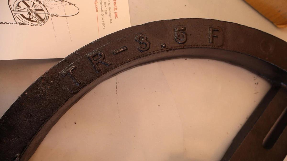 Trumbull Chainwheel Handwheel Ductile Iron TR-3.5 15-3/4"-19" #367-1879 (New)