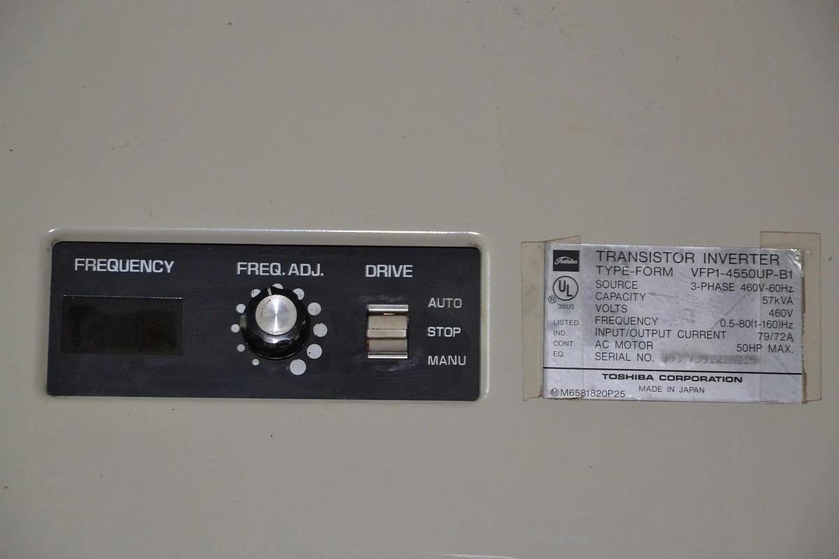 Refurbished Toshiba VFP1-4550UP-B1 Transister Inverter Drive  460V 50HP VFP14550UPB1