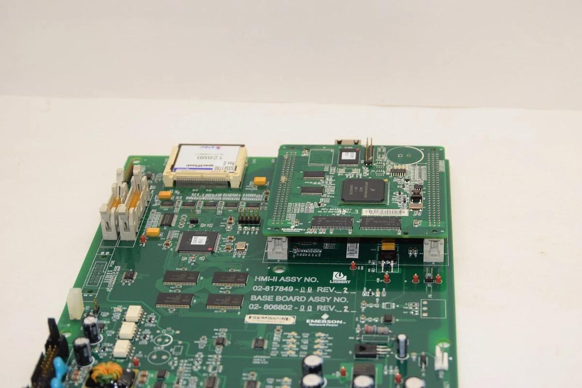 (NEW) EMERSON / LIEBERT 02-817849-00 Rev 2 02-806802-00 Rev 2 HMI-II Assy Board